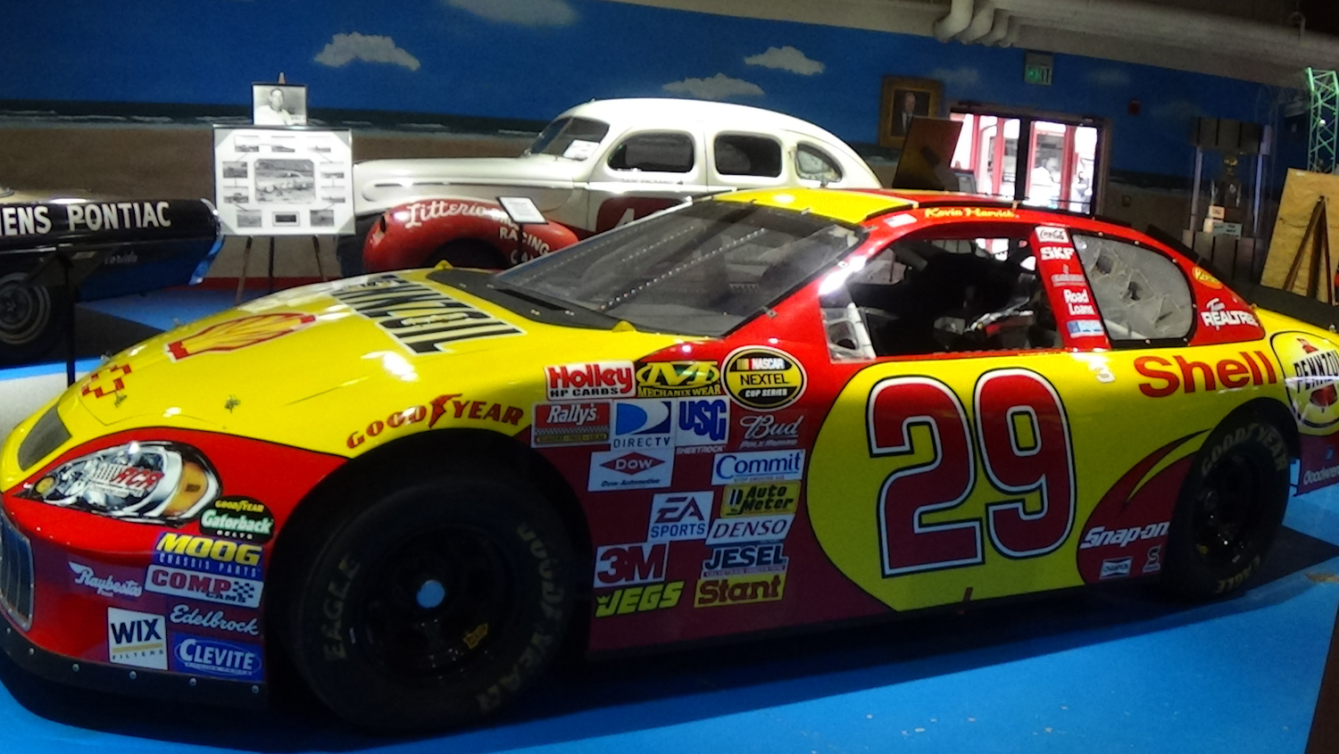Motor sports Hall of Fame-  Kevin Harvick's old ride